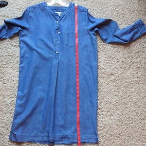 Loft denim dress M